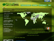 Tablet Screenshot of fiveleafsystem.com